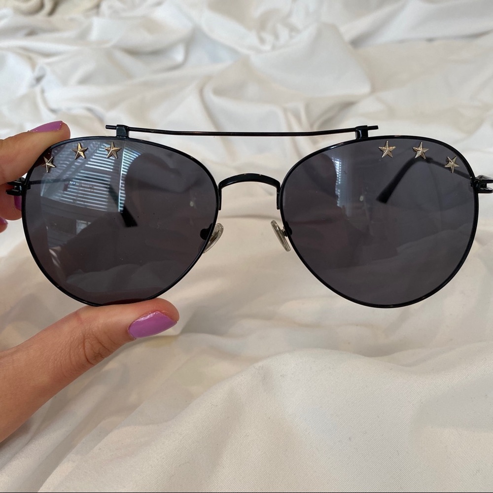 Aviator Sunglasses With Stars
